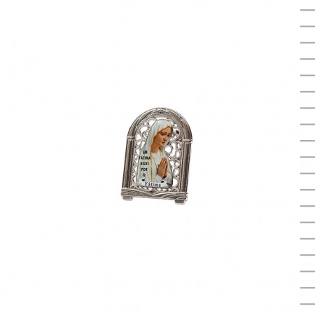Placa Oval Rendilhada Fátima Colorida 5,5 cm Placa Oval Rendilhada Fátima Colorida 5,5 cm