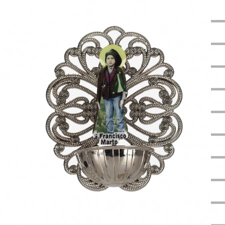 Placa Rendilhada com Pia e Francisco Placa Rendilhada com Pia e Francisco