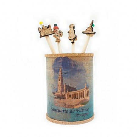 Porta- Lápis ilustrado Fátima Porta- Lápis ilustrado Fátima