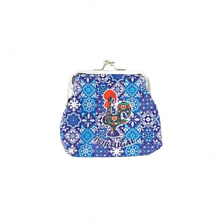 Porta Moedas Azulejo Portugês C/ Galo KN4620 Porta Moedas Azulejo Portugês C/ Galo KN4620