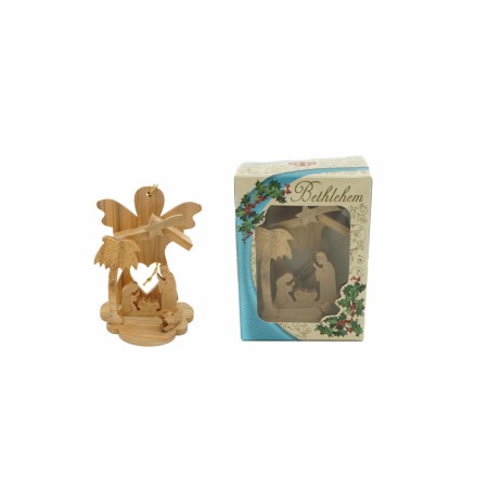 Presépio Madeira de Oliveira Anjo C/ Cx. 6x8cm Presépio Madeira de Oliveira Anjo C/ Cx. 6x8cm