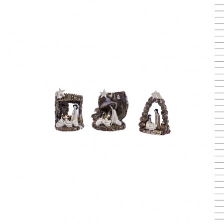 Presépio Pequeno Artesanal em Grês e Porcelana Presépio Pequeno Artesanal em Grês e Porcelana