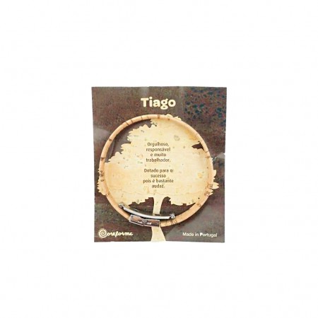 Pulseira C/ Nomes em Cortiça Pulseira C/ Nomes em Cortiça