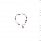 Pulseira de Criança Conta Colorida com Medalha