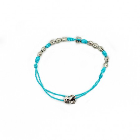 Pulseira Dezena Cordão C/ Medalha Anjo Pulseira Dezena Cordão C/ Medalha Anjo