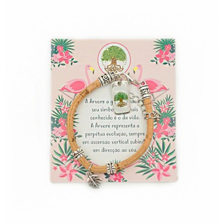 Pulseira em Cortiça - 24 Amuletos Pulseira em Cortiça - 24 Amuletos