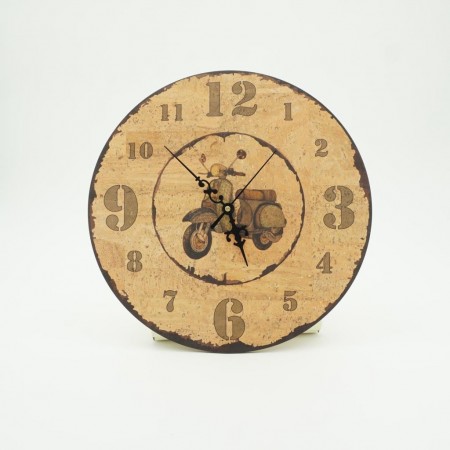 Relógio de Parede em Cortiça Div. Modelos C/ Cx. Relógio de Parede em Cortiça Div. Modelos C/ Cx.