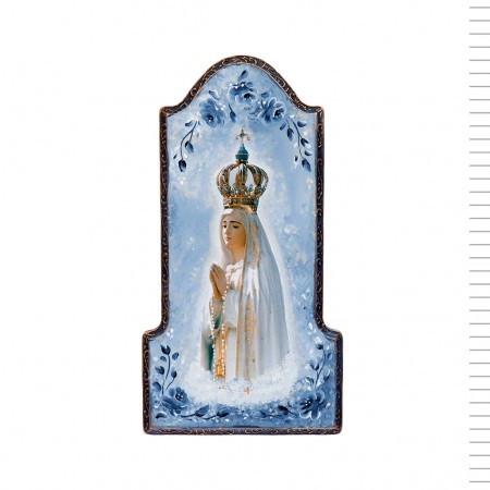 Retábulo Recortado 613 Fátima Coroada 29*9,5cm Retábulo Recortado 613 Fátima Coroada 29*9,5cm