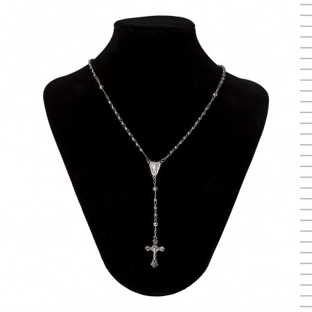 Terço Colar Prata 925 Bola Lisa N.º3, 7gr Terço Colar Prata 925 Bola Lisa N.º3, 7gr