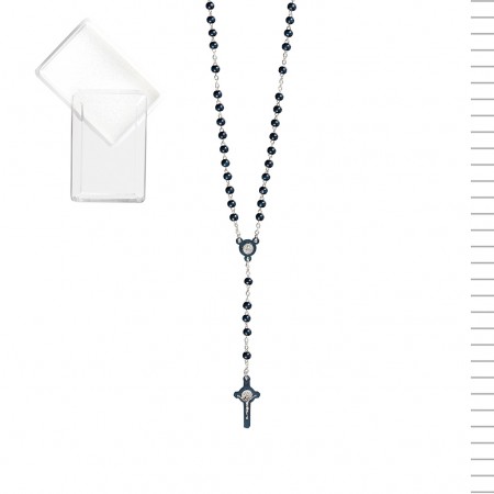 Terço com Passador e Cruz de São Bento com Mosquetão Terço com Passador e Cruz de São Bento com Mosquetão