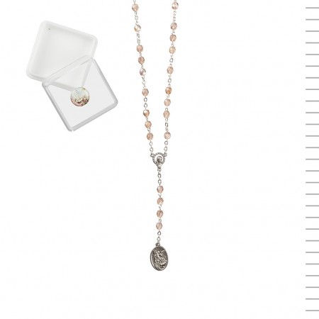 Terço Cristal Diversas Cores/ São Miguel com caixa Fátima Terço Cristal Diversas Cores/ São Miguel com caixa Fátima