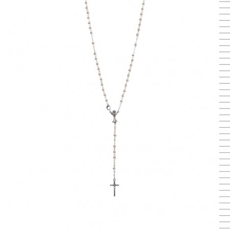 Terço da Comunhão Conta Pérola Nikelado C/Caixa Terço da Comunhão Conta Pérola Nikelado C/Caixa