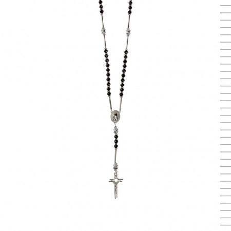 Terço da Paz Conta Cristal com Anilha