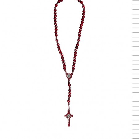 Terço de Cordão com Passador e Cruz de São Bento Terço de Cordão com Passador e Cruz de São Bento