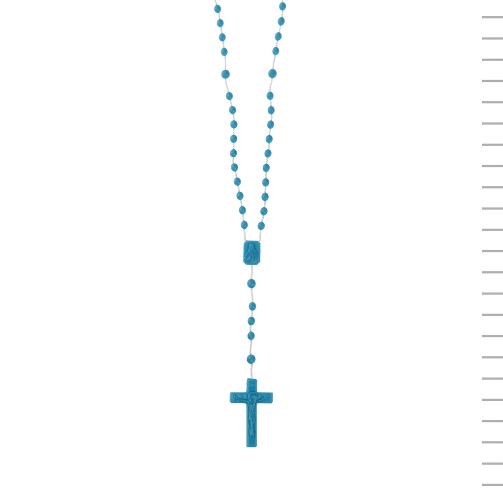 Terço de Fátima em Cordão e Plástico Cores Diversas
