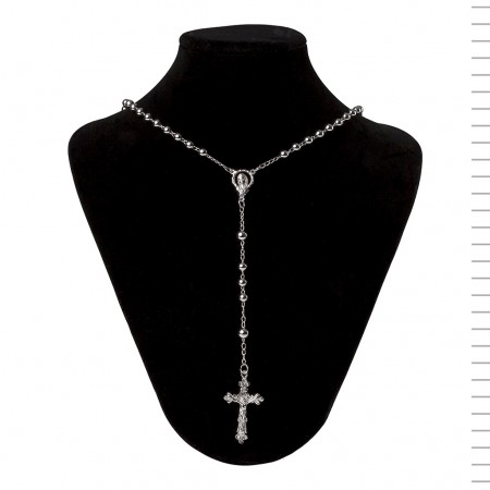 Terço Prata 925 Bola Lisa N.º5, 20gr Terço Prata 925 Bola Lisa N.º5, 20gr