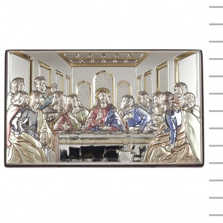 Ultima Ceia de Cristo Colorida Bilaminado 20*12cm Ultima Ceia de Cristo Colorida Bilaminado 20*12cm