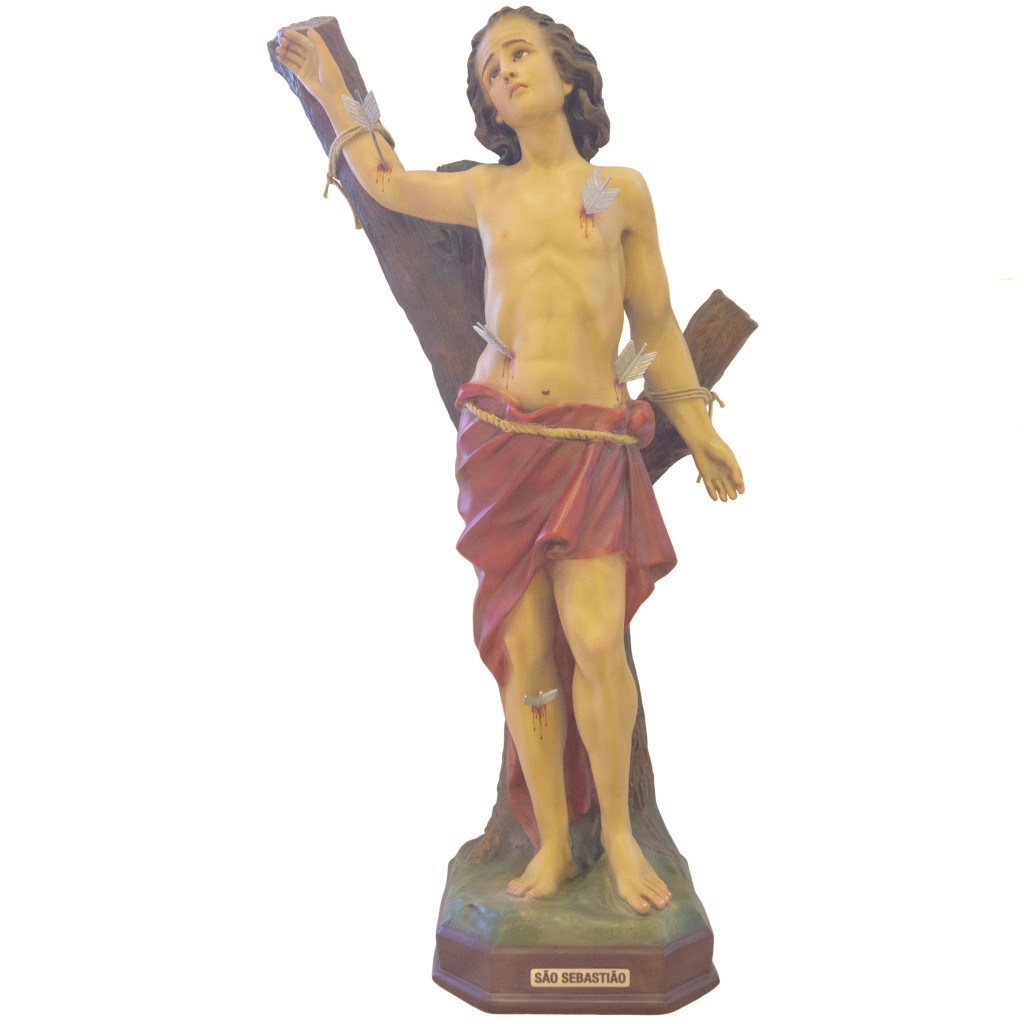 São Sebastião Marfinite 85x25cm