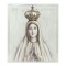 Placa C/ Nª Sr.ª de Fátima Coroada C/ Brilho 33x38cm