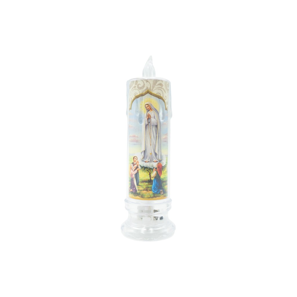 Vela a Pilhas C/ Aparição de Fátima