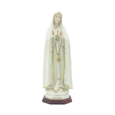 Nossa Senhora de Fátima C/ Brilhantes S/ Coroa 30cm