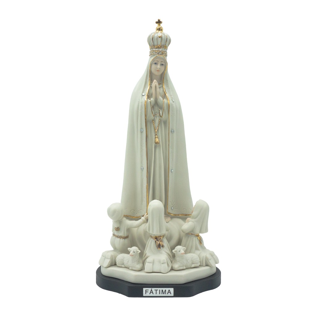 Aparição de Fátima Porcelana 35cm