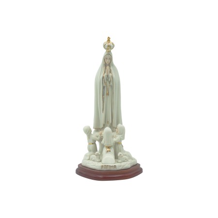 Aparição de Fátima Porcelana 23cm Aparição de Fátima Porcelana 23cm