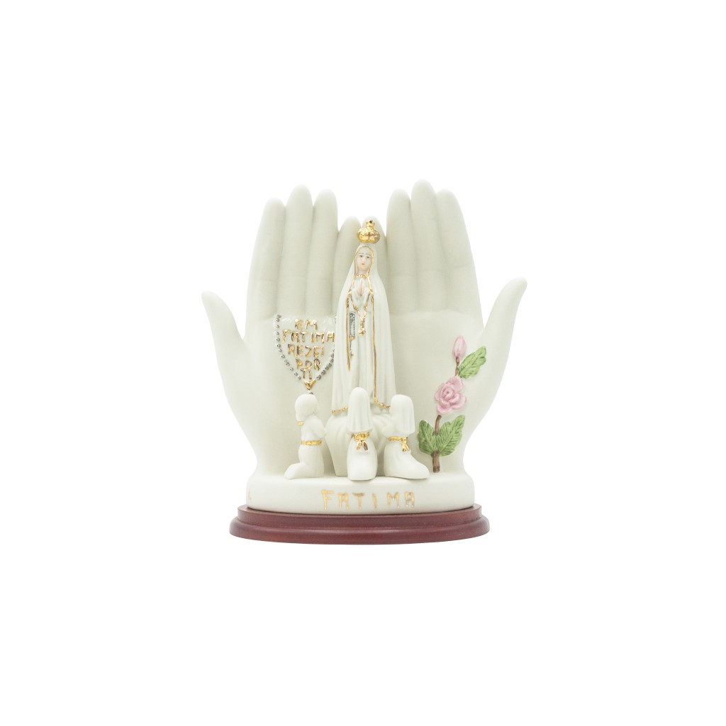 Mãos de Fátima Porcelana 18cm