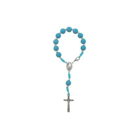 Dezena de Cordão C/ Pedra Vulcânica Div. Cores