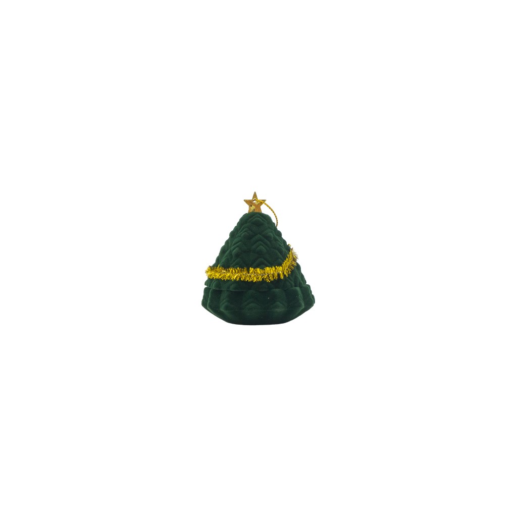 Mini Presépio Pinheiro de Natal Veludo 
