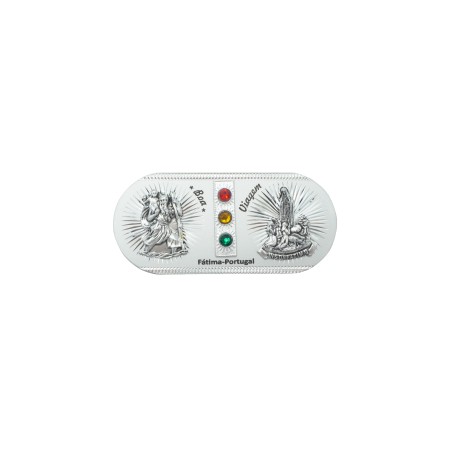 Íman Oval Fátima/ São Cristóvão Íman Oval Fátima/ São Cristóvão