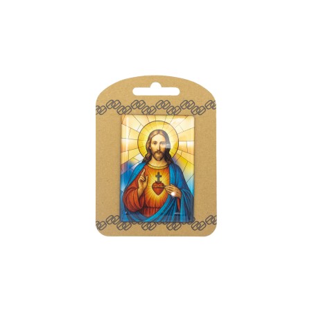 Magnético C/ Sagrado Coração de Jesus Color.