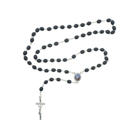 Terço Conta de Madeira Oval Terço Conta de Madeira Oval