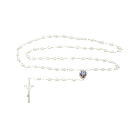 Terço Conta Pérola Oval Terço Conta Pérola Oval