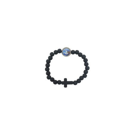 Pulseira Colorida C/ Cruz e Medalha de Fátima Peq. Pulseira Colorida C/ Cruz e Medalha de Fátima Peq.