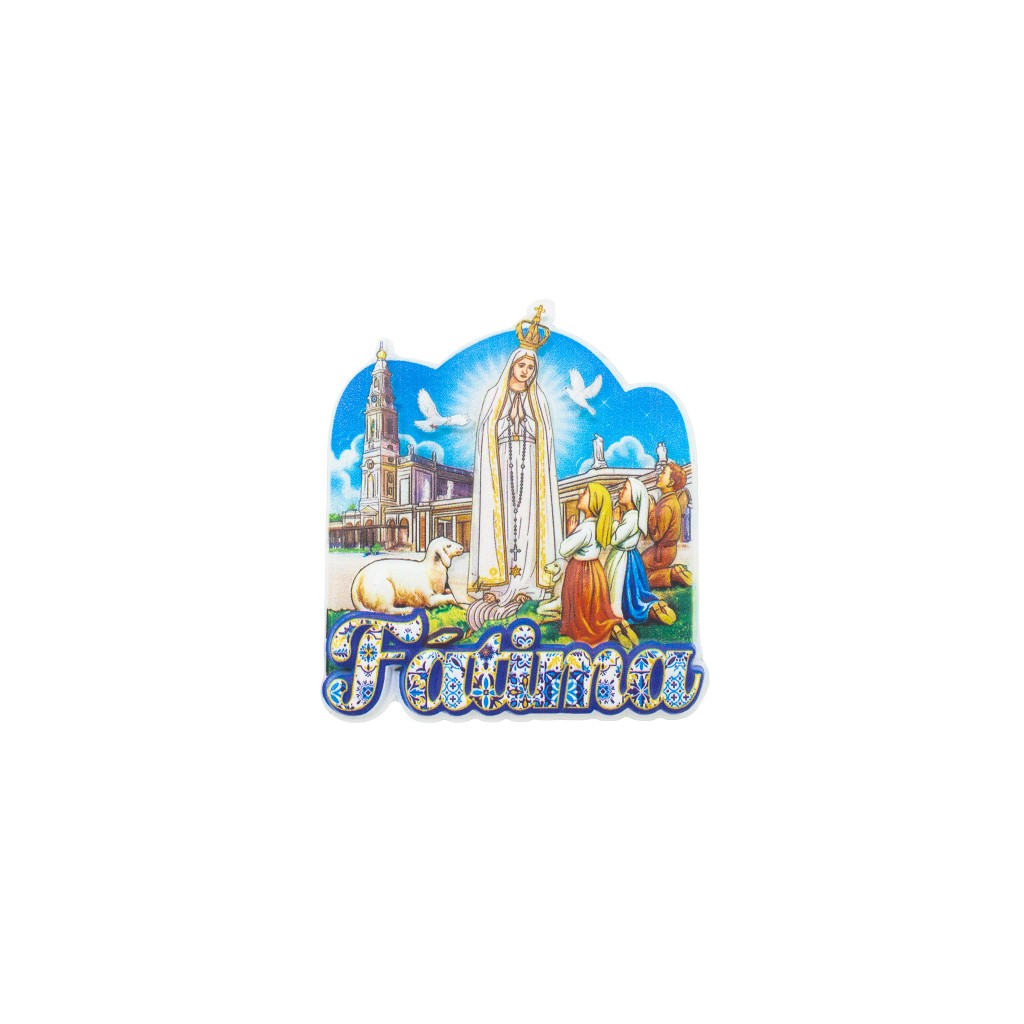 Íman Poliresina Fátima Div. Motivos