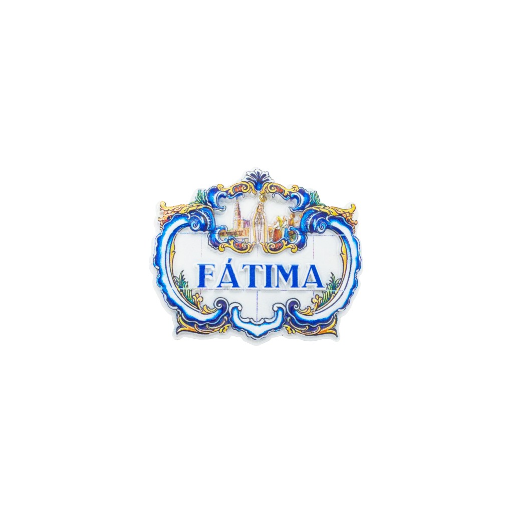 Íman Poliresina Fátima Div. Motivos