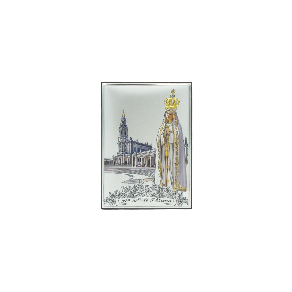 Placa Bilaminada C/ Coroada e Santuário Col. 10x14cm