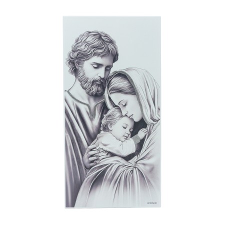 Placa C/ Sagrada Família P/B 16x32cm