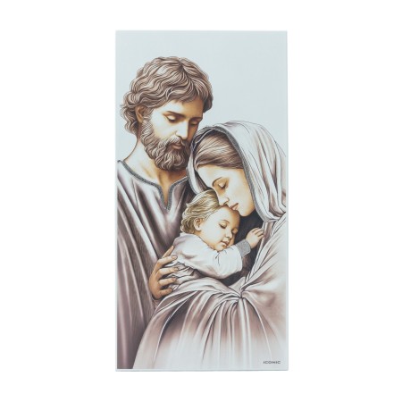 Placa C/ Sagrada Família Sépia 16x32cm