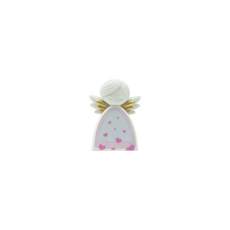 Anjo Rosa C/ Luz 10cm