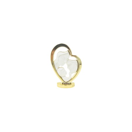 Família no Coração C/ Dourado 13cm Família no Coração C/ Dourado 13cm