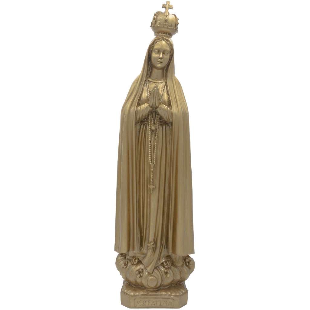 N. Sra de Fátima 60cm (Acab. Bronze)