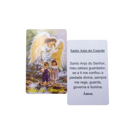 Pagela Plastificada Anjo da Guarda