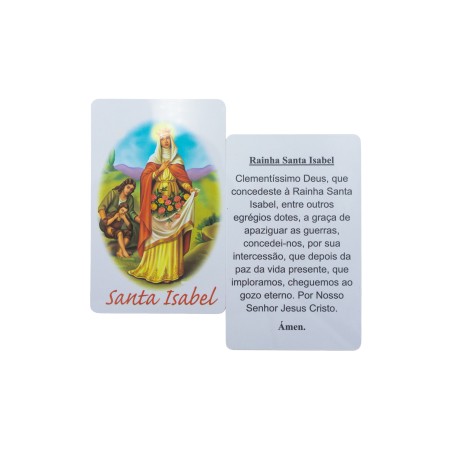 Pagela Plastificada Rainha Santa Isabel