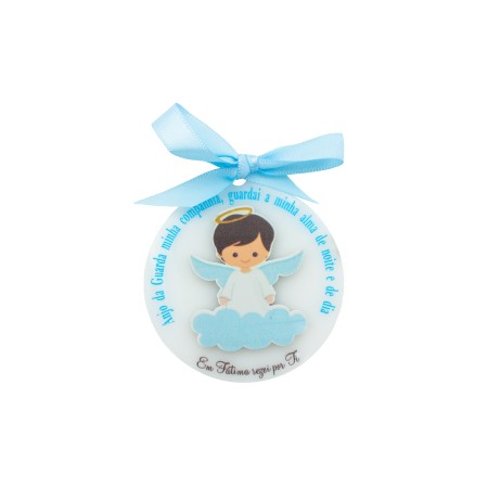 Medalhão Acrílico C/ Anjo da Guarda Medalhão Acrílico C/ Anjo da Guarda