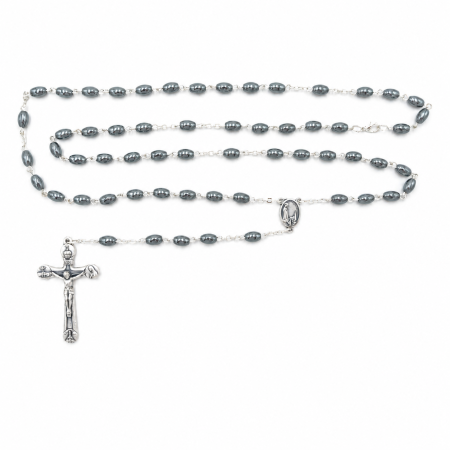 Terço de Fátima Hematite C/ Fecho Terço de Fátima Hematite C/ Fecho