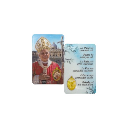 Pagela C/ Oração e Medalha Div. Motivos