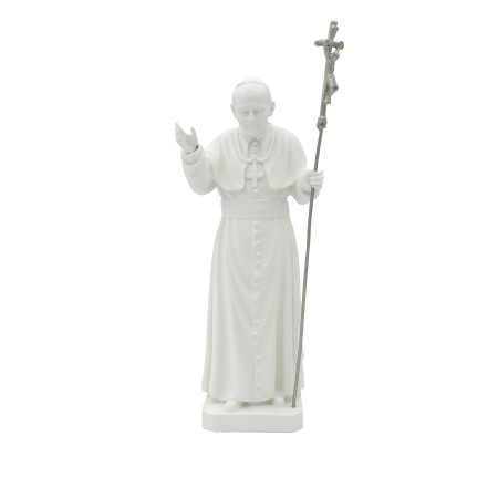 Beato Papa João Paulo II Branco 30cm Beato Papa João Paulo II Branco 30cm