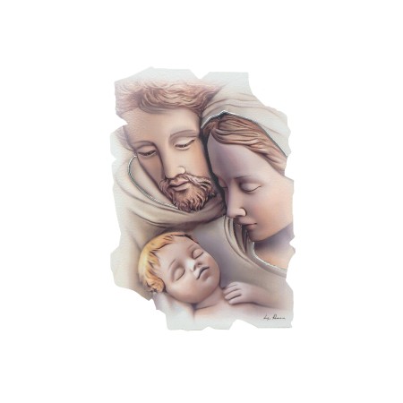 Quadro/ Placa C/ Sagrada Família 33x23cm Quadro/ Placa C/ Sagrada Família 33x23cm